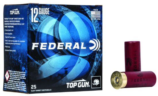 Picture of Federal Tg12175 Top Gun 12 Gauge 2.75" 1 Oz 7.5 Shot 25 Per Box/ 10 Case 