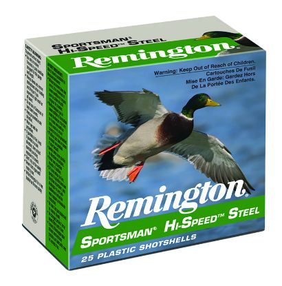 Picture of Remington Ammunition 20936 Sportsman Hi-Speed Steel 12 Gauge 2.75" 1 1/8 Oz 4 Shot 25 Per Box/ 10 Cs 