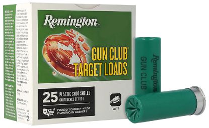 Picture of Remington Ammunition 20081 Gun Club 12 Gauge 2.75" 1 Oz 8 Shot 25 Per Box/ 10 Cs 