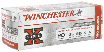 Picture of Winchester Ammo We20gtvp6 Super X Xpert High Velocity 20 Gauge 2.75" 3/4 Oz 6 Shot 100 Per Bx/ 2 Case Value Pack 