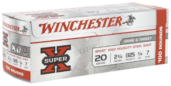 Picture of Winchester Ammo We20gtvp7 Super X Xpert High Velocity 20 Gauge 2.75" 3/4 Oz 7 Shot 100 Per Bx/ 2 Case Value Pack 