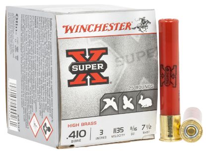 Picture of Winchester Ammo X4137 Super X Heavy Game Load High Brass 410 Gauge 3" 11/16 Oz 7.5 Shot 25 Bx/ 10 Case 