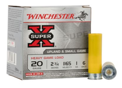 Picture of Winchester Ammo Xu20h6 Super X Heavy Game Load 20 Gauge 2.75" 1 Oz 6 Shot 25 Per Box/ 10 Case 