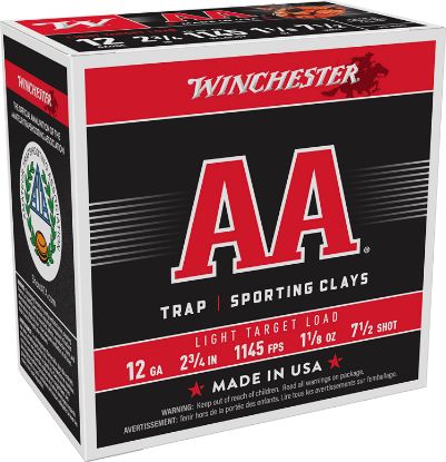 Picture of Winchester Ammo Aa127 Aa Light Target 12 Gauge 2.75" 1 1/8 Oz 7.5 Shot 25 Per Box/ 10 Case 