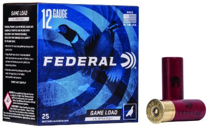 Picture of Federal H1264 Game-Shok High Brass 12 Gauge 2.75" 1 1/4 Oz 4 Shot 25 Per Box/ 10 Case 