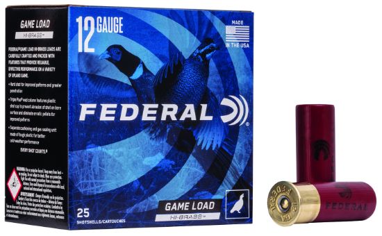 Picture of Federal H1264 Game-Shok High Brass 12 Gauge 2.75" 1 1/4 Oz 4 Shot 25 Per Box/ 10 Case 