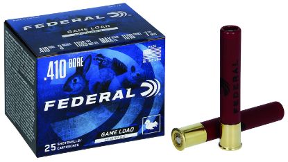 Picture of Federal H41375 Game-Shok High Brass 410 Gauge 3" 11/16 Oz 7.5 Shot 25 Per Box/ 10 Case 