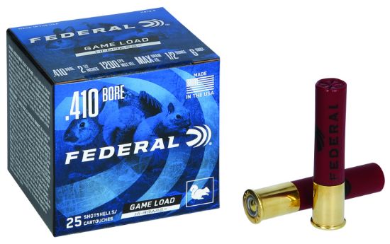 Picture of Federal H4126 Game-Shok High Brass 410 Gauge 2.50" 1/2 Oz 6 Shot 25 Per Box/ 10 Case 