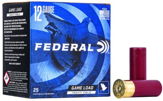 Picture of Federal H1236 Game-Shok Heavy Field 12 Gauge 2.75" 1 1/8 Oz 6 Shot 25 Per Box/ 10 Case 