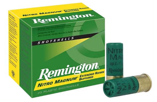 Picture of Remington Ammunition 26678 Nitro Magnum 12 Gauge 2.75" 1 1/2 Oz 4 Shot 25 Per Box/ 10 Cs 