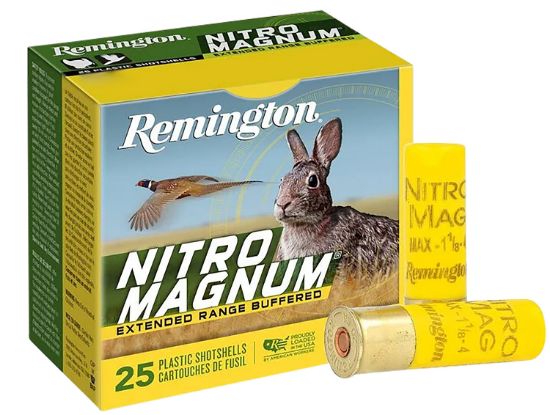 Picture of Remington Ammunition 20674 Nitro Magnum 20 Gauge 3" 1 1/4 Oz 6 Shot 25 Per Box/10 Cs 