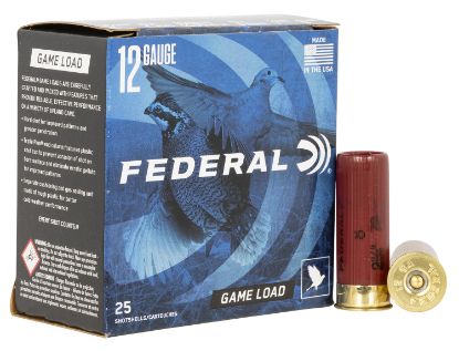 Picture of Federal H1218 Game-Shok Upland 12 Gauge 2.75" 1 Oz 8 Shot 25 Per Box/ 10 Case 