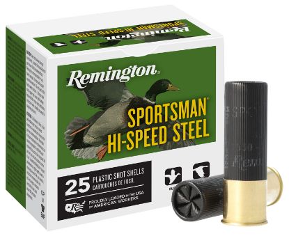 Picture of Remington Ammunition 20005 Sportsman Hi-Speed Steel 12 Gauge 2.75" 1 Oz 6 Shot 25 Per Box/ 10 Cs 