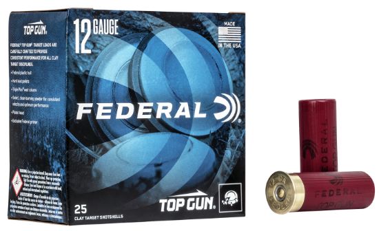 Picture of Federal Tgl1275 Top Gun 12 Gauge 2.75" 1 1/8 Oz 7.5 Shot 25 Per Box/ 10 Case 