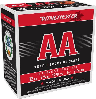 Picture of Winchester Ammo Aahla127 Aa Lite Handicap Target 12 Gauge 2.75" 1 Oz 7.5 Shot 25 Per Box/ 10 Case 