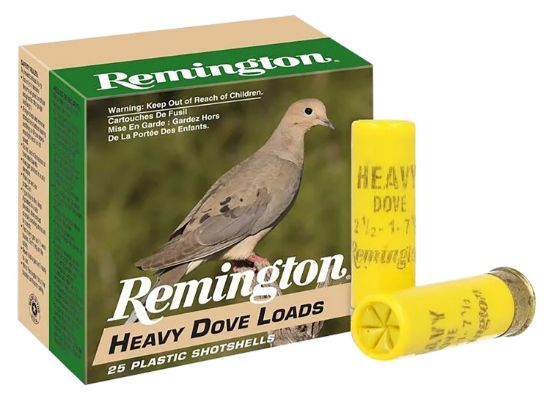 Picture of Remington Ammunition 28777 Heavy Dove Loads 20 Gauge 2.75" 1 Oz 7.5 Shot 25 Per Box/ 10 Cs 