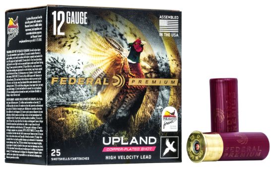 Picture of Federal Pf1544 Premium Wing-Shok Pheasant Forever High Velocity 12 Gauge 2.75" 1 1/4 Oz 4 Shot 25 Per Box/ 10 Case 