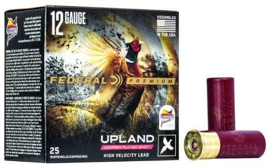 Picture of Federal Pf1546 Premium Wing-Shok Pheasant Forever High Velocity 12 Gauge 2.75" 1 1/4 Oz 6 Shot 25 Per Box/ 10 Case 