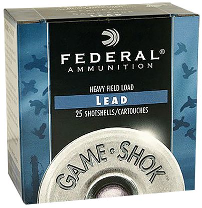 Picture of Federal H1255 Game-Shok Heavy Field 12 Gauge 2.75" 1 1/4 Oz 5 Shot 25 Per Box/ 10 Case 