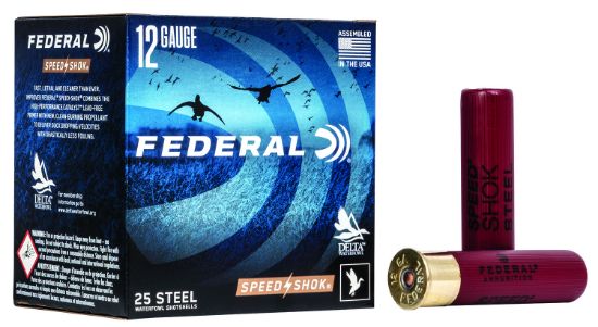 Picture of Federal Wf1333 Speed-Shok 12 Gauge 3.50" 1 3/8 Oz 3 Shot 25 Per Box/ 10 Case 