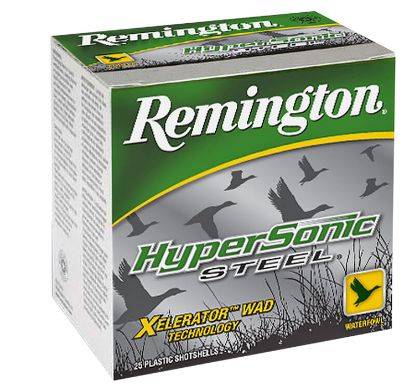 Picture of Remington Ammunition 26825 Hypersonic Steel 20 Gauge 3" 7/8 Oz 4 Shot 25 Per Box/ 10 Cs 