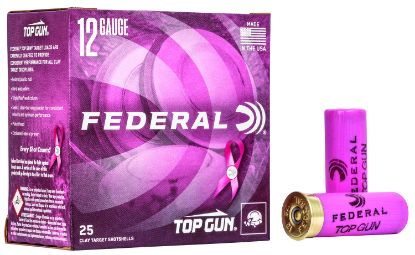 Picture of Federal Tgl12p8 Top Gun Special Edition Pink 12 Gauge 2.75" 1 1/8 Oz 8 Shot 25 Per Box/ 10 Case 