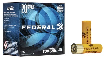 Picture of Federal Tg2075 Top Gun 20 Gauge 2.75" 7/8 Oz 7.5 Shot 25 Per Box/ 10 Case 