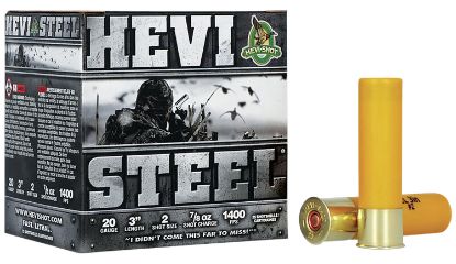 Picture of Hevi-Shot Hs62002 Hevi-Steel 20 Gauge 3" 7/8 Oz 2 Shot 25 Per Box/ 10 Case 