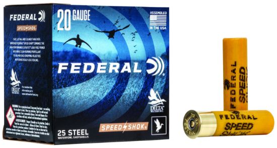 Picture of Federal Wf2091 Speed-Shok 20 Gauge 3" 7/8 Oz 1 Shot 25 Per Box/ 10 Case 