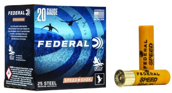 Picture of Federal Wf2092 Speed-Shok 20 Gauge 3" 7/8 Oz 2 Shot 25 Per Box/ 10 Case 