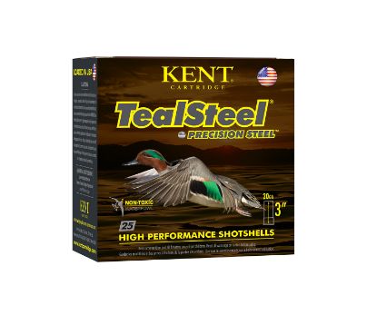 Picture of Kent Cartridge Kts203286 Tealsteel Precision Steel 20 Gauge 3" 1 Oz 6 Shot 25 Per Box/ 10 Case 