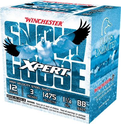 Picture of Winchester Ammo Wxs123bb Xpert Snow Goose High Velocity 12 Gauge 3" 1 1/4 Oz Bb Shot 25 Per Box/ 10 Case 