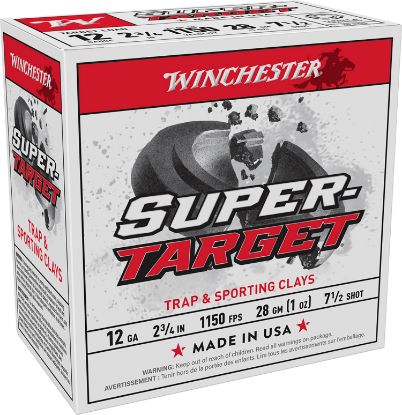 Picture of Winchester Ammo Trgt11507 Super-Target Light Target 12 Gauge 2.75" 1 Oz 7.5 Shot 25 Per Box/ 10 Case 