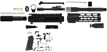 Picture of Tacfire Sspk300lpk7k Ar-15 Pistol Build Kit Keymod 300 Blackout Black Steel 