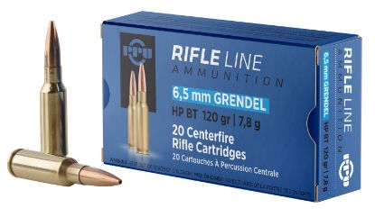 Picture of Ppu Pp6gh Standard Rifle 6.5 Grendel 120 Gr Hollow Point Boat Tail 20 Per Box/ 25 Case 