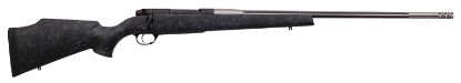 Picture of Weatherby Mam01n257wr8b Mark V Accumark 257 Wthby Mag 3+1 26" Barrel, Graphite Black Cerakote Metal Finish, Gray Webbed Black Fixed Monte Carlo Stock 