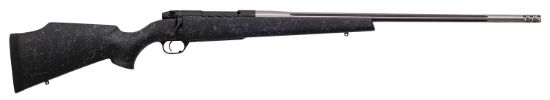 Picture of Weatherby Mam01n338lr8b Mark V Accumark 338 Lapua Mag 3+1 26" Barrel, Matte Blued Metal Finish, Gray Webbed Black Fixed Monte Carlo Stock 