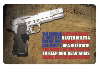 Picture of Tekmat Tekr172amend Right To Bear Arms Cleaning Mat 2Nd Amendment Illustration 11" X 17" 