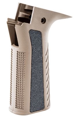 Picture of Apex Tactical 116111 Optimized Grip Flat Dark Earth Aggressive Textured Polymer, Fits Cz Scorpion Evo 3 S1 