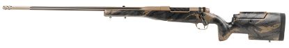 Picture of Weatherby Mae01n257wl8b Mark V Accumark Elite 257 Wthby Mag 3+1 26" Barrel, Coyote Tan Elite Cerakote Metal Finish, Brown Sponge Pattern Black Fixed Adjustable Cheek Piece Stock Left Hand 