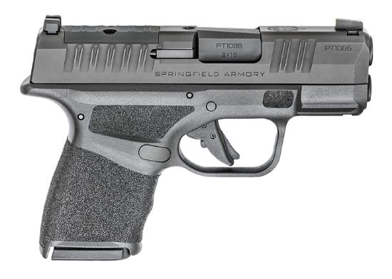 Picture of Springfield Armory Hc9319bosp Hellcat Osp Micro-Compact 9Mm Luger 11+1, 3" Black Melonite Hammer Forged Barrel, Black Melonite Optic Ready/Serrated Steel Slide, Adaptive Textured Grip 