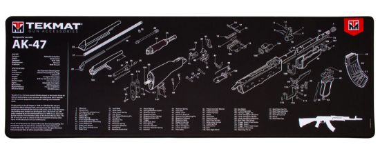 Picture of Tekmat Tekr44ak47 Ak-47 Ultra 44 Cleaning Mat Ak-47 Parts Diagram 15" X 44" 