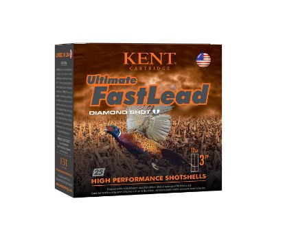 Picture of Kent Cartridge K123ufl504 Ultimate Fast Lead 12 Gauge 3" 1 3/4 Oz 4 Shot 25 Per Box/ 10 Case 