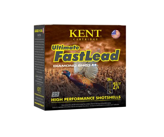 Picture of Kent Cartridge K202ufl286 Ultimate Fast Lead 20 Gauge 2.75" 1 Oz 6 Shot 25 Per Box/ 10 Case 