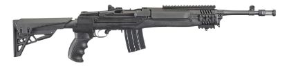 Picture of Ruger 5888 Mini-14 Tactical 5.56X45mm Nato 20+1 16.12" Threaded Barrel W/Flash Suppressor, Blued Alloy Steel, Ati Strikeforce 6 Position Stock, Includes Picatinny Rail, 2 Magazines, Scope Rings 