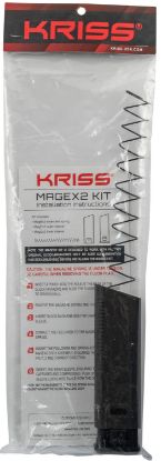 Picture of Kriss Usa Kvamx2k45bl00 Mag-Ex2 Extension Kit Extended 45 Acp 30 Compatible W/ Glock 21 Gen3-5 13Rd Magazines Black Polymer 