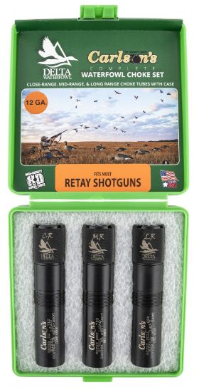 Picture of Carlson's Choke Tubes 07779 Delta Waterfowl 12 Gauge Mid-Range Long Range Close Range 17-4 Stainless Steel 