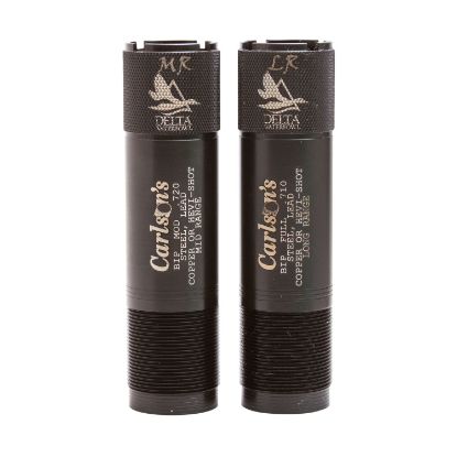 Picture of Carlson's Choke Tubes 07360 Delta Waterfowl Extended Choke 12 Gauge Mid-Range Long Range 17-4 Stainless Steel 