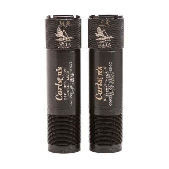 Picture of Carlson's Choke Tubes 07360 Delta Waterfowl Extended Choke 12 Gauge Mid-Range Long Range 17-4 Stainless Steel 