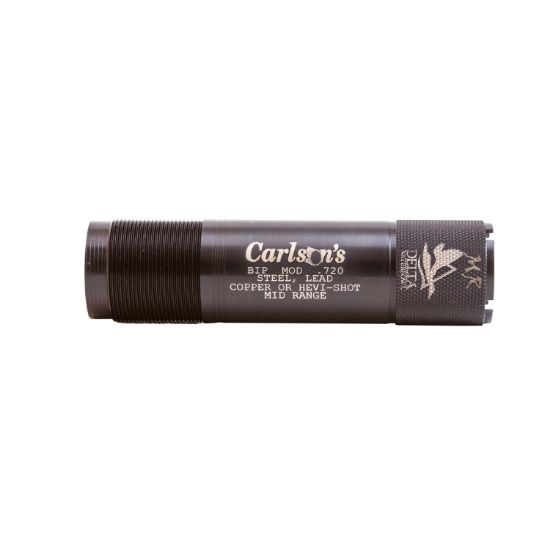 Picture of Carlson's Choke Tubes 07365 Delta Waterfowl Extended Choke 12 Gauge Mid-Range Extended 17-4 Stainless Steel 